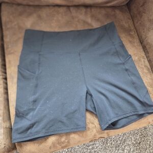 Fabletics Charcoal Bike Shorts